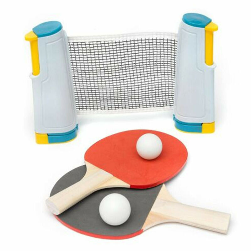 Portable Table Tennis Net With Retractable Ping Pong Post - kaivava