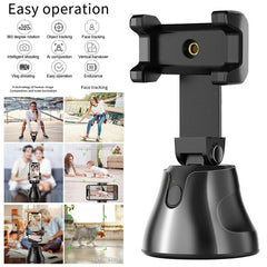 Auto Smart Phone Holder Selfie Shooting Gimbal 360 ° Face Tracking - kaivava