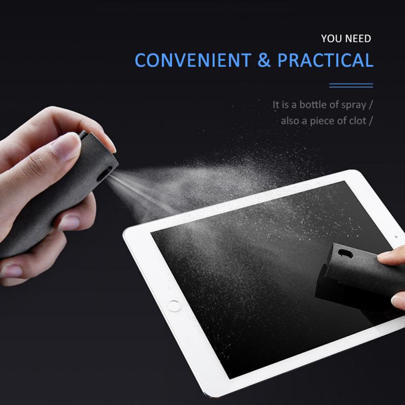 2 In 1 Portable Phone PC Screen Cleaner Microfiber Cloth - kaivava